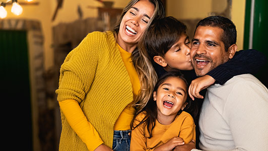 a happy family